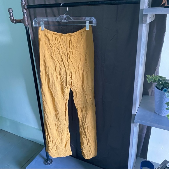Yellow Flowy Pants - Picture 4 of 5